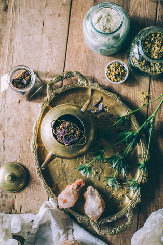 Woven Brass Large Tea Strainer