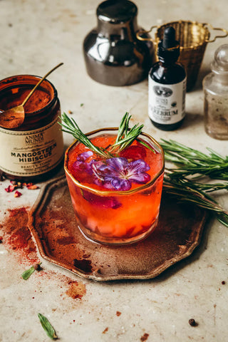 Mangosteen Hibiscus Tonic